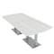 Skutchi Designs 45 in W, 96 in L, 29 in H, Engineered Wood Top, White HAR-AREC-46x92-DOU-WHCYPRESS - alternate 1